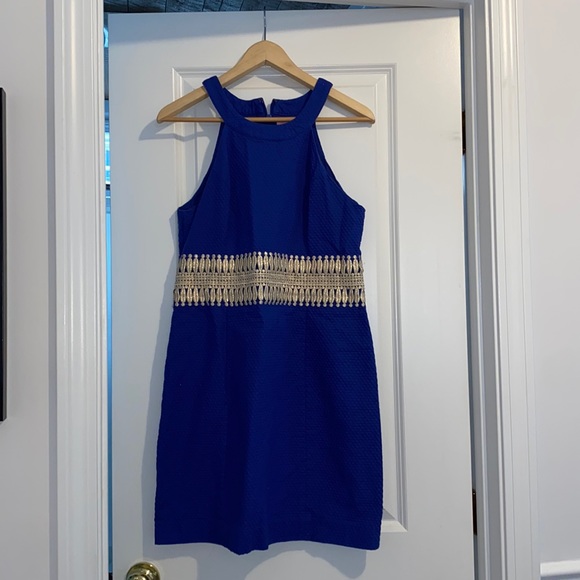 Royal blue, size 10, Lilly Pulitzer dress - Picture 1 of 5